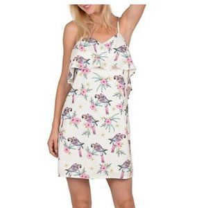 Molly Bracken Parrot Print  Dress